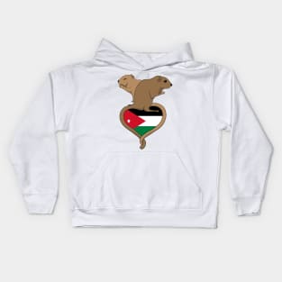 Gerbil Jordan (light) Kids Hoodie